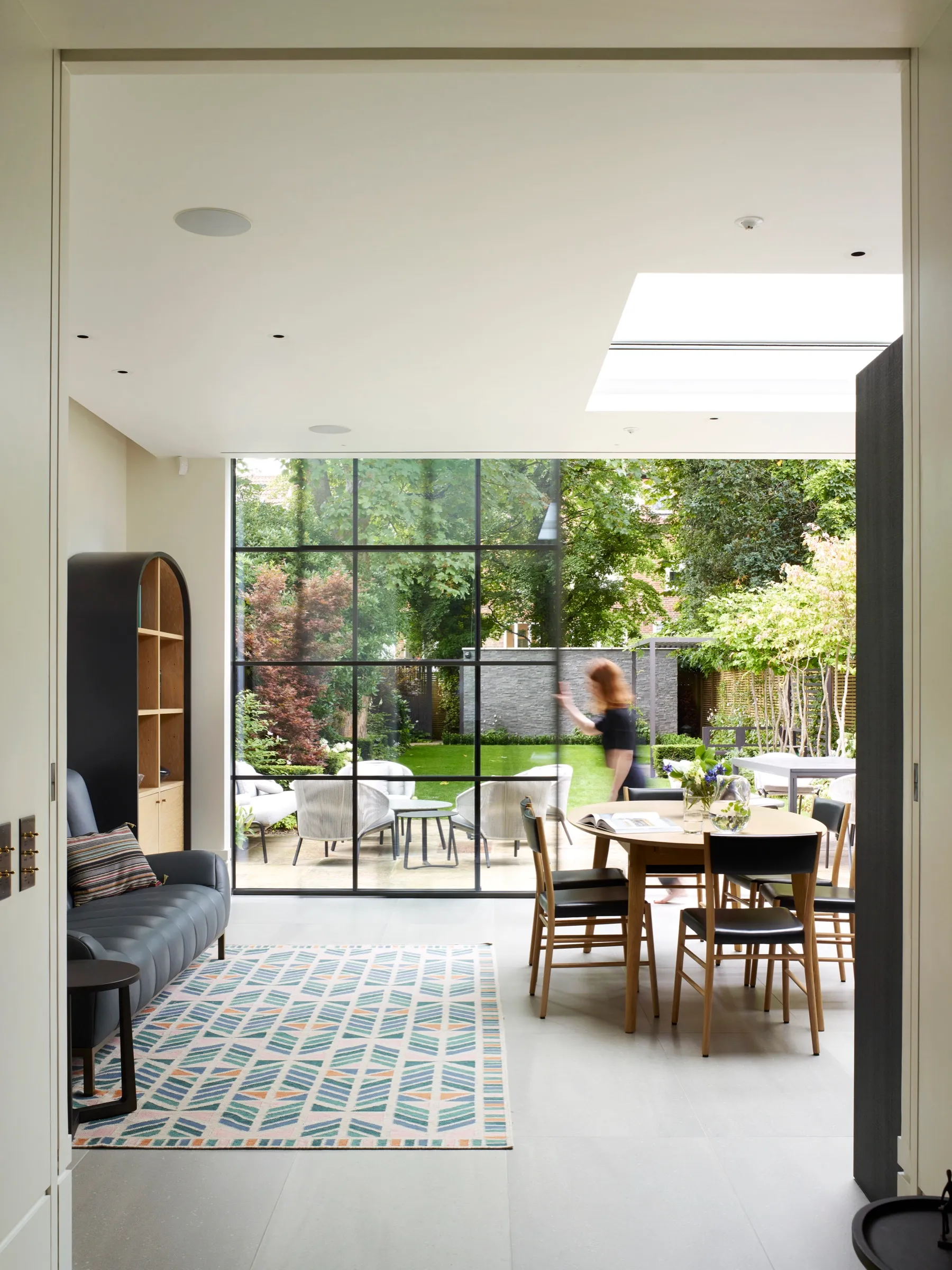 View through to the kitchen and garden doors